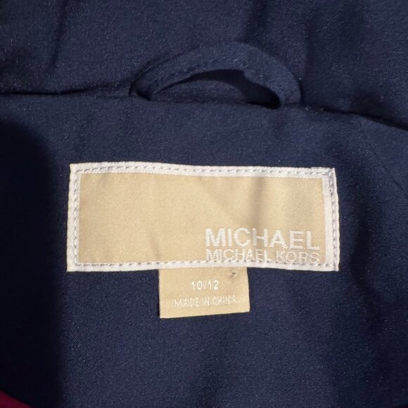 Michael Kors Girls Jacket – True Navy with Pink Trim – Size 10/12 – NWT - Picture 4 of 8